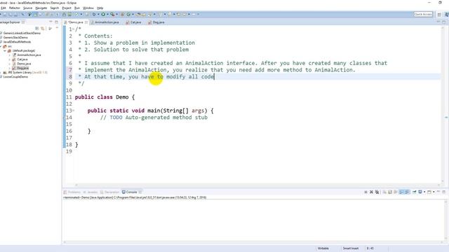 Java 8 Default Methods in Interface смотреть онлайн