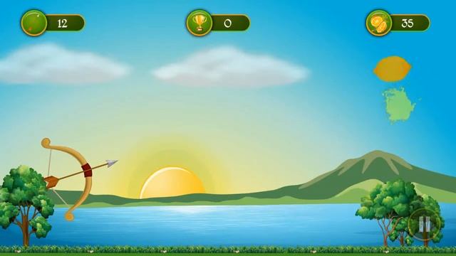 Fruit Cut 3D - 3D Archery Shooting Game - Normal Mode - Android Gameplay смотреть онлайн