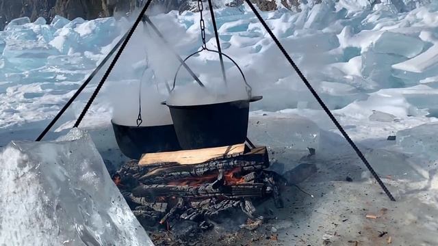 Красота зимнего Байкала. Winter Baikal. смотреть онлайн