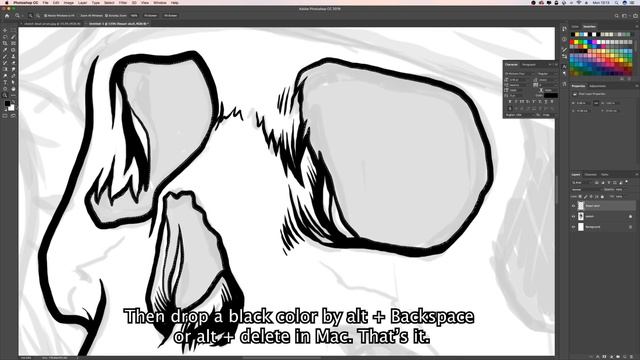 How Making Illustration From Scratch (2/3) Part 2 : Inking смотреть онлайн