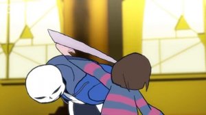 SANS vs FRISK | UNDERTALE - AMONG US CUP SONG  #41 | GH'S ANIMATION