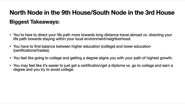North Node in the 9th House/South Node in the 3rd House смотреть онлайн