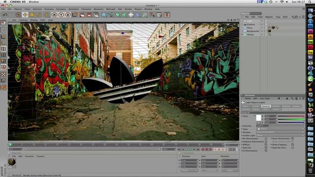 Adidas | Cinema 4D & Photoshop SpeedArt