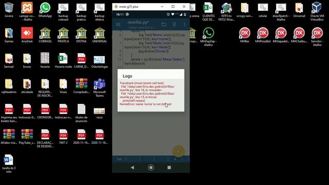 Pegar conteúdo do input no pySimpleGui Python смотреть онлайн