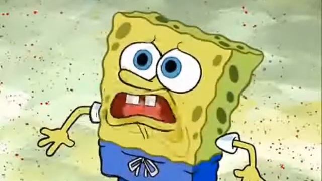 SpongeBob says Nooooo! While I play unfitting music смотреть онлайн