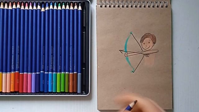 Стрелец. Как нарисовать знак зодиака. Учимся рисовать и писать смотреть онлайн