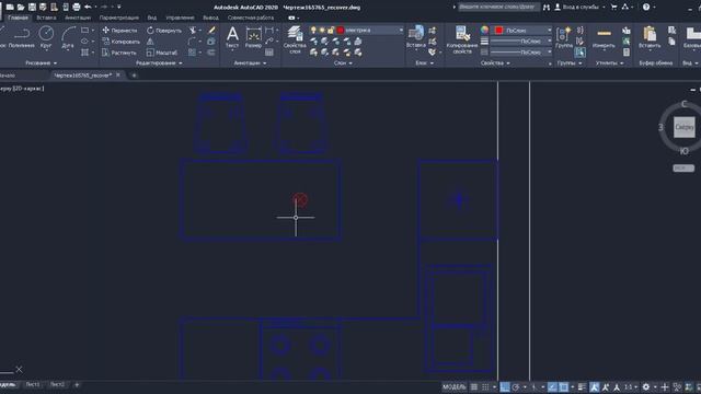 Учимся рисовать в AutoCad. План разводки электрики смотреть онлайн