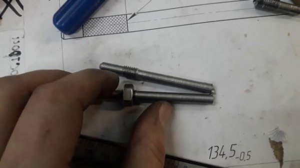 шпилька 6мм + резьба М8*1,25