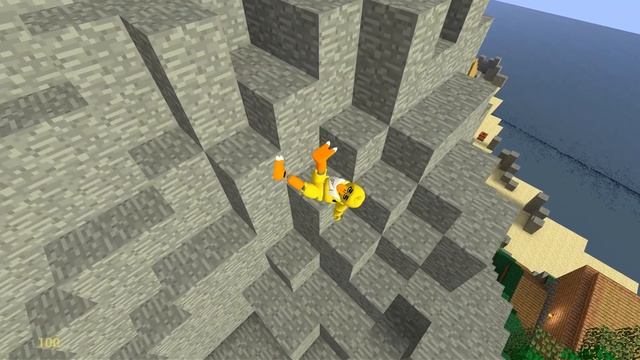 minecraf - how to kill Сhik Майнкрафт ФНАФ Смертельный спуск с горы аниматроника [softbodsimulatiOn смотреть онлайн