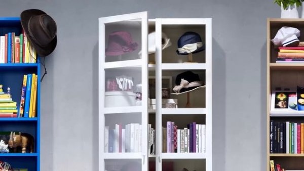 BILLY Bookcase Storage Ideas - IKEA Home Tour