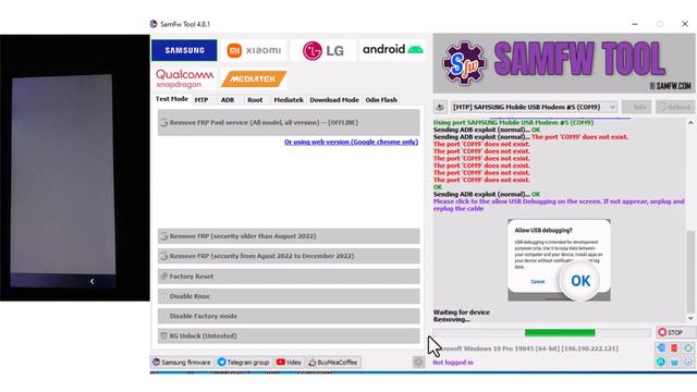 SAMSUNG FRP BYPASS 2024 | *#0*# Not Working fixed |ADB ENABLES Fail fix SamFw 4.8.1 Add KG Unlock смотреть онлайн