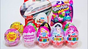 15 Киндер Сюрпризов Холодное Сердце Принцессы Диснея Свинка Пеппа Май Литл Пони Винкс Шопкинс
