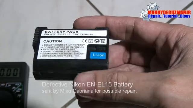 Nikon Battery Repair Attempt (EN EL15 No Power, Not Charging) смотреть онлайн
