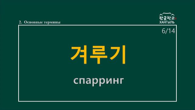 Слова - термины в Тхэквондо 2. Основные термины #тхэквондо #корея #произношение #корейскийязык смотреть онлайн