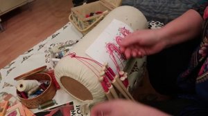 Плетение на коклюшках. Урок 1. Намоток ниток. Приемы кружевоплетения.