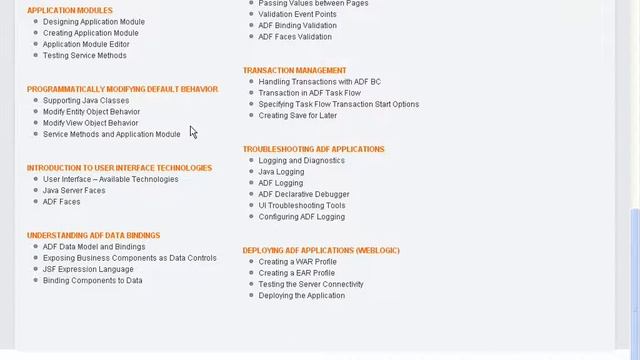 Oracle ADFCourse Content - Oracle ADF Online Training and Placement смотреть онлайн