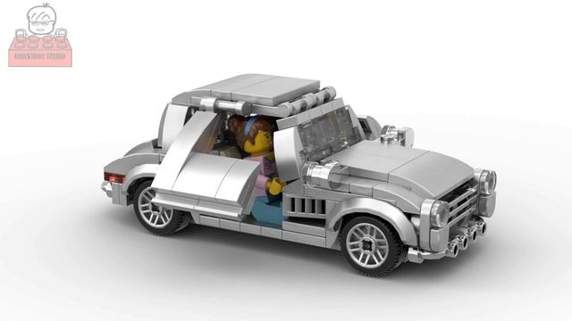 LEGO MOC #45 Vintage Gull-Wing Sport Car смотреть онлайн