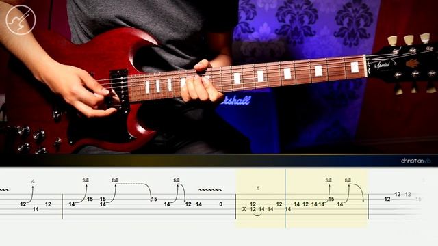 Back In Black - AC/DC (Табулатура) Guitar Tutorial TABS смотреть онлайн