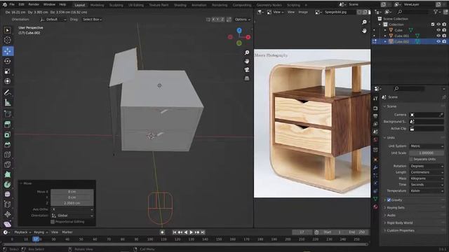 Blender Simple furniture design part 1 смотреть онлайн