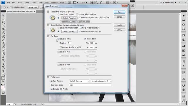adobe photoshop tutorijali - brza obrada skriptom image processor смотреть онлайн