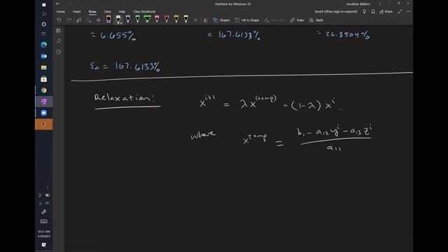 Iterative Methods for Linear Systems, Jacobi, Gauss Seidel, and Relaxation (Matlab Implementation) смотреть онлайн