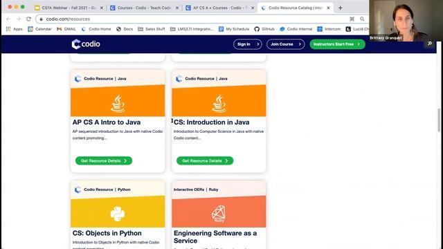 CSTA+ Benefit Webinar w/Codio смотреть онлайн
