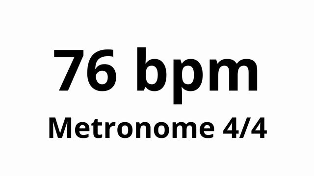 76 bpm tempo ' metronome ' 4/4 смотреть онлайн