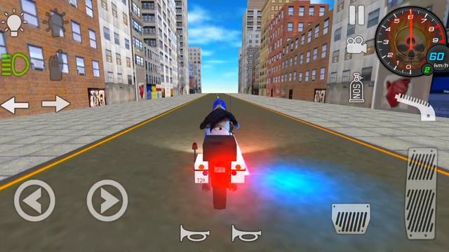 Realistic Police Motorbike Simulator 2021 - Police Road Chase New Mission Cop - Android Games смотреть онлайн