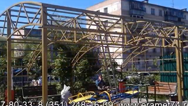 беседки и козьрьки из поликарбоната в Челябинске 2