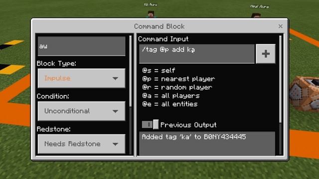 Minecraft Bedrock Kill Aura Command Block Tutorial MCPE/win10/xBox/PS4/Switch смотреть онлайн