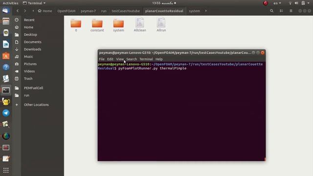 How to plot residuals in OpenFOAM: functionObject and pyFoam utilities смотреть онлайн