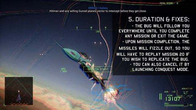 Glitch Showcase: Constant Crimson 1 Missile Rain | Project Wingman смотреть онлайн