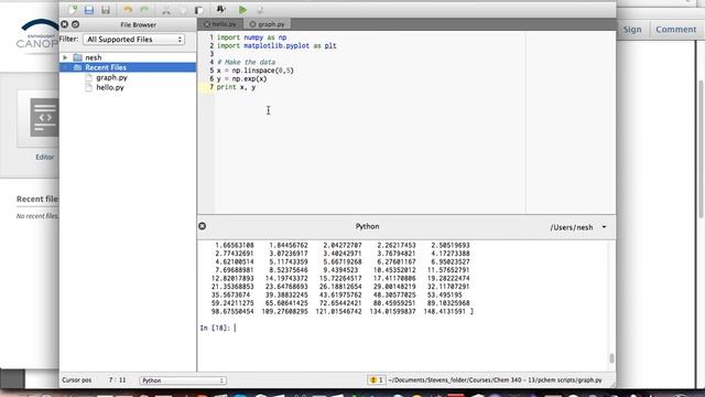 Getting started with matplotlib graphics смотреть онлайн