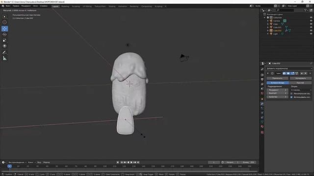 Process of creation Ice-crem #2///Blender 2.8 смотреть онлайн