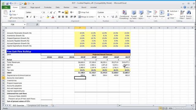 Financial Modeling Quick Lesson: Building a Discounted Cash Flow (DCF) Model - Part 1 смотреть онлайн