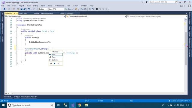 C# Tutorial - Live Chart/Graph in C# Winforms Application | FoxLearn смотреть онлайн