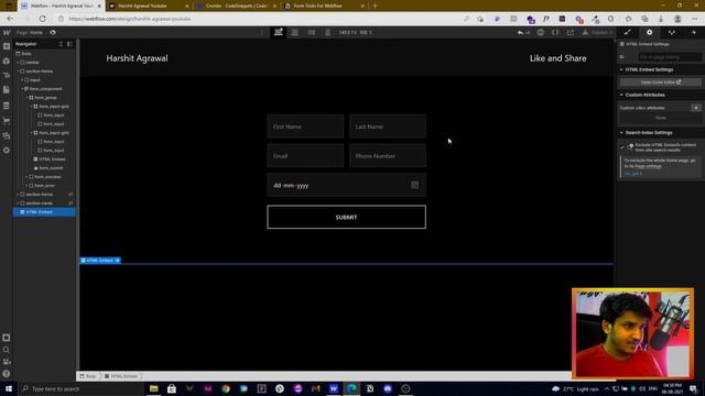 Best Date/Time Pickers For Webflow | Form Tricks For Webflow | Harshit Agrawal смотреть онлайн