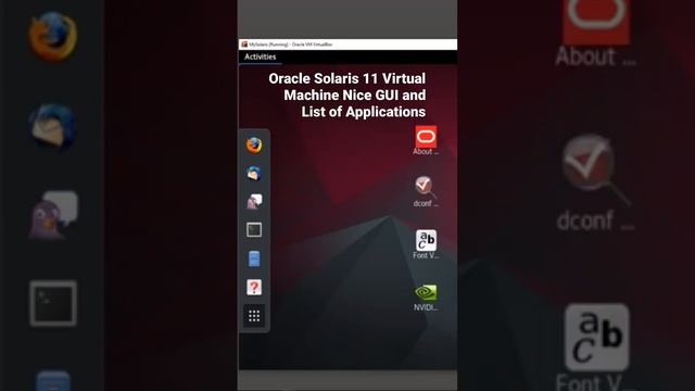 Oracle Solaris 11 Virtual Machine Nice GUI and How-To See List of Applications смотреть онлайн