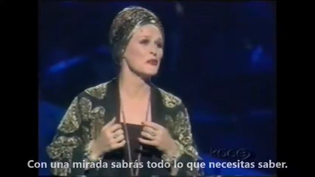 Glenn Close - With One Look (from Sunset Boulevard). Subtítulos en español. смотреть онлайн