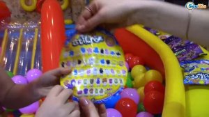 ОГРОМНЫЙ БАССЕЙН С ШАРИКАМИ Ищем Сюрпризы МНОГО ИГРУШЕК Видео для детей ЧЕРЕПАШКИ-НИНДЗЯ