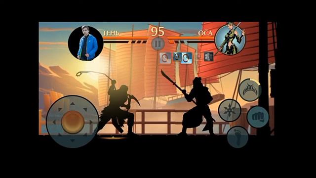 Shadow Fight 2 - Мод на Супер-Осу. Бой с Супер-Осой смотреть онлайн