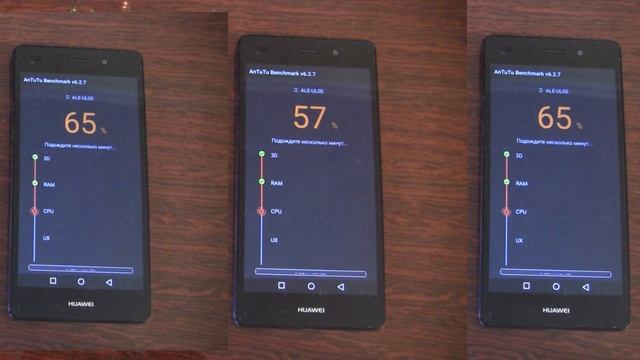 Huawei P8 Lite Antutu 6.2.7. Разные режимы производительности different modes of performance смотреть онлайн