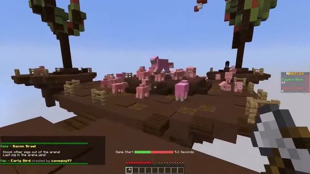 I WAS BORN FOR THIS! | Minecraft Breakfast Brigade | BACON BRAWL MINI-GAME! смотреть онлайн