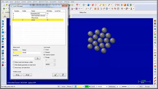 Como trabajar con los niveles de Mastercam смотреть онлайн