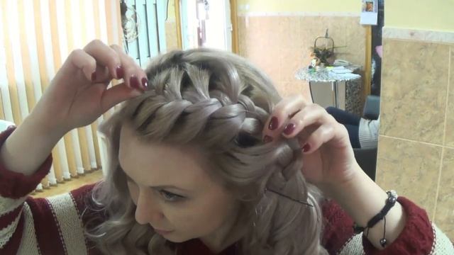 Вечерняя прическа.как сделать самой прическу смотреть онлайн