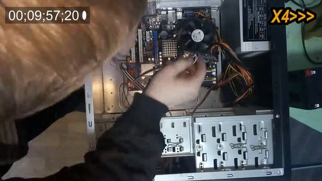 Пример того как поменять материнскую плату за 10 минут. смотреть онлайн