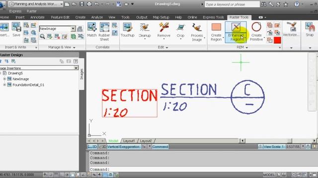 2 AutoCAD Raster Design Редактирование растровых объектов смотреть онлайн