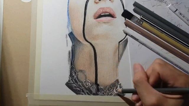 Drawing - Billie Eilish (When The Party's Over) смотреть онлайн
