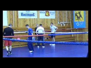 Тренировка боксеров сборной России по боксу