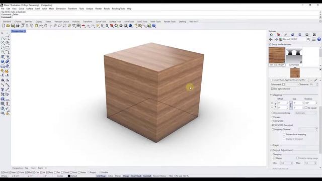 How to RESIZE AND REPOSITION Textures in Rhino! (Easy Tutorial) смотреть онлайн